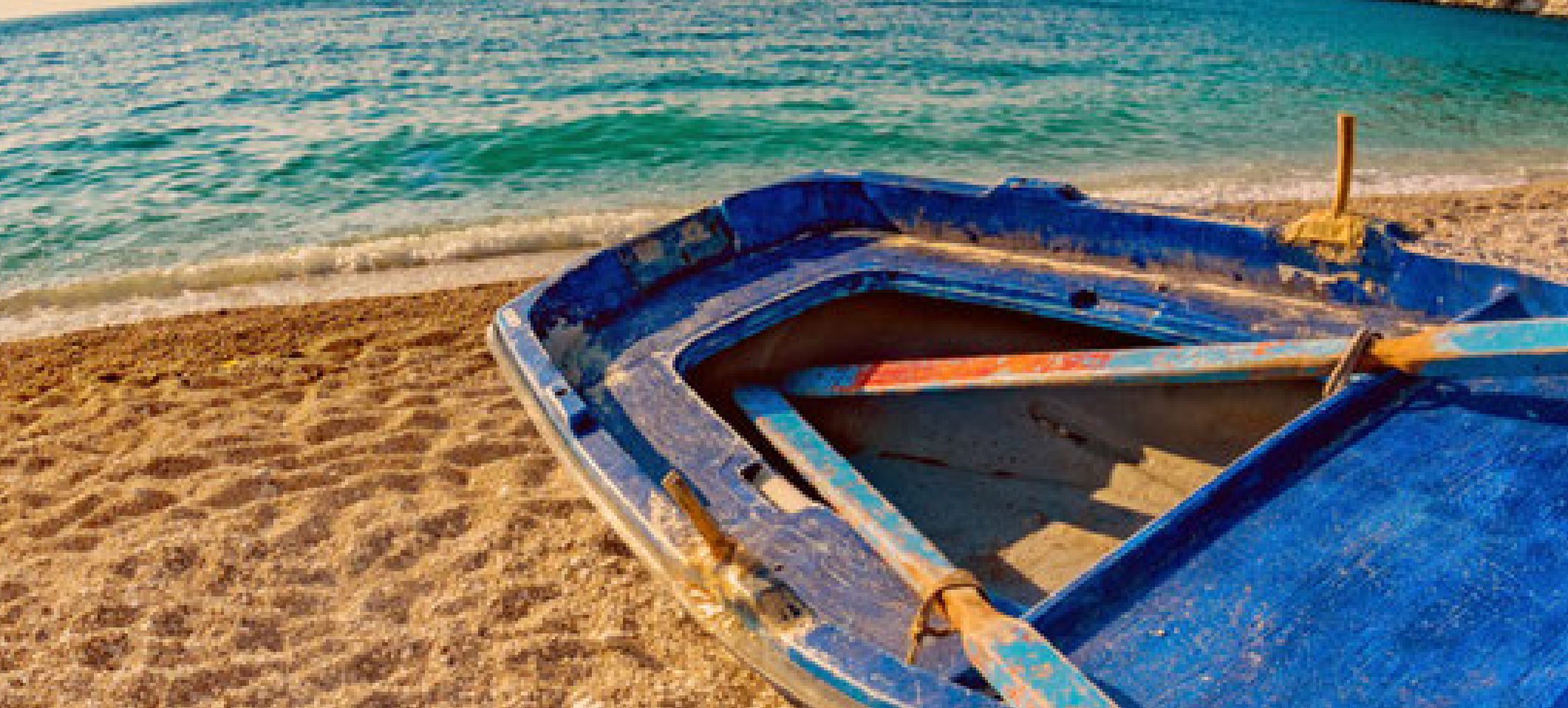 Image of boat on a beach